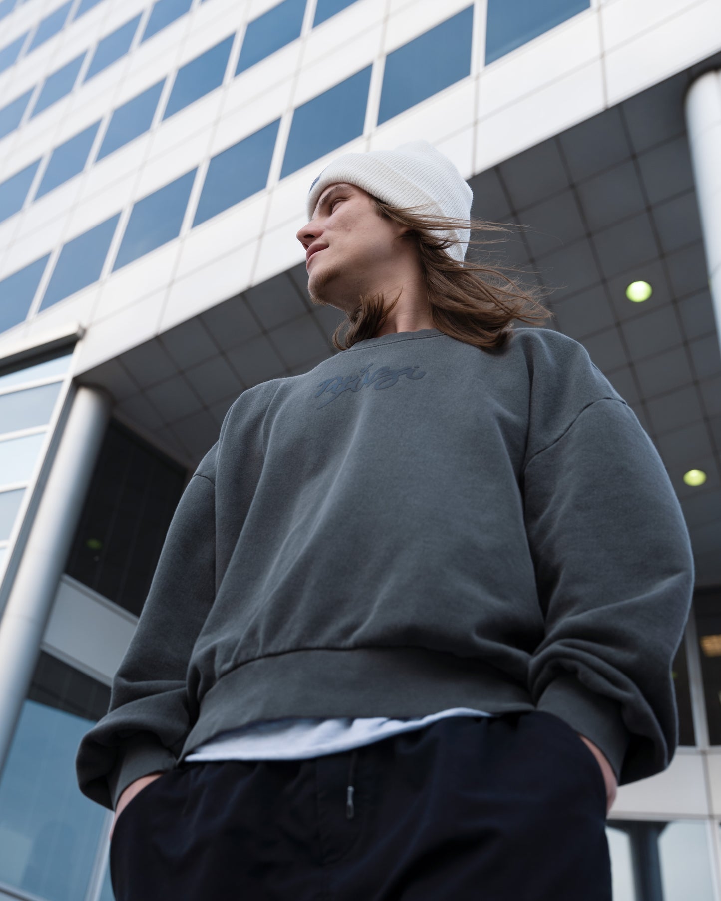 TAGGED CREWNECK SWEATER
