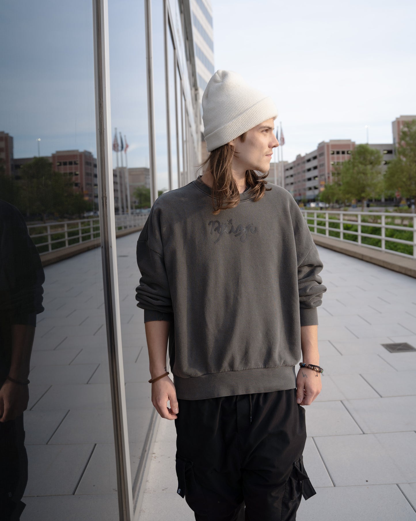 TAGGED CREWNECK SWEATER