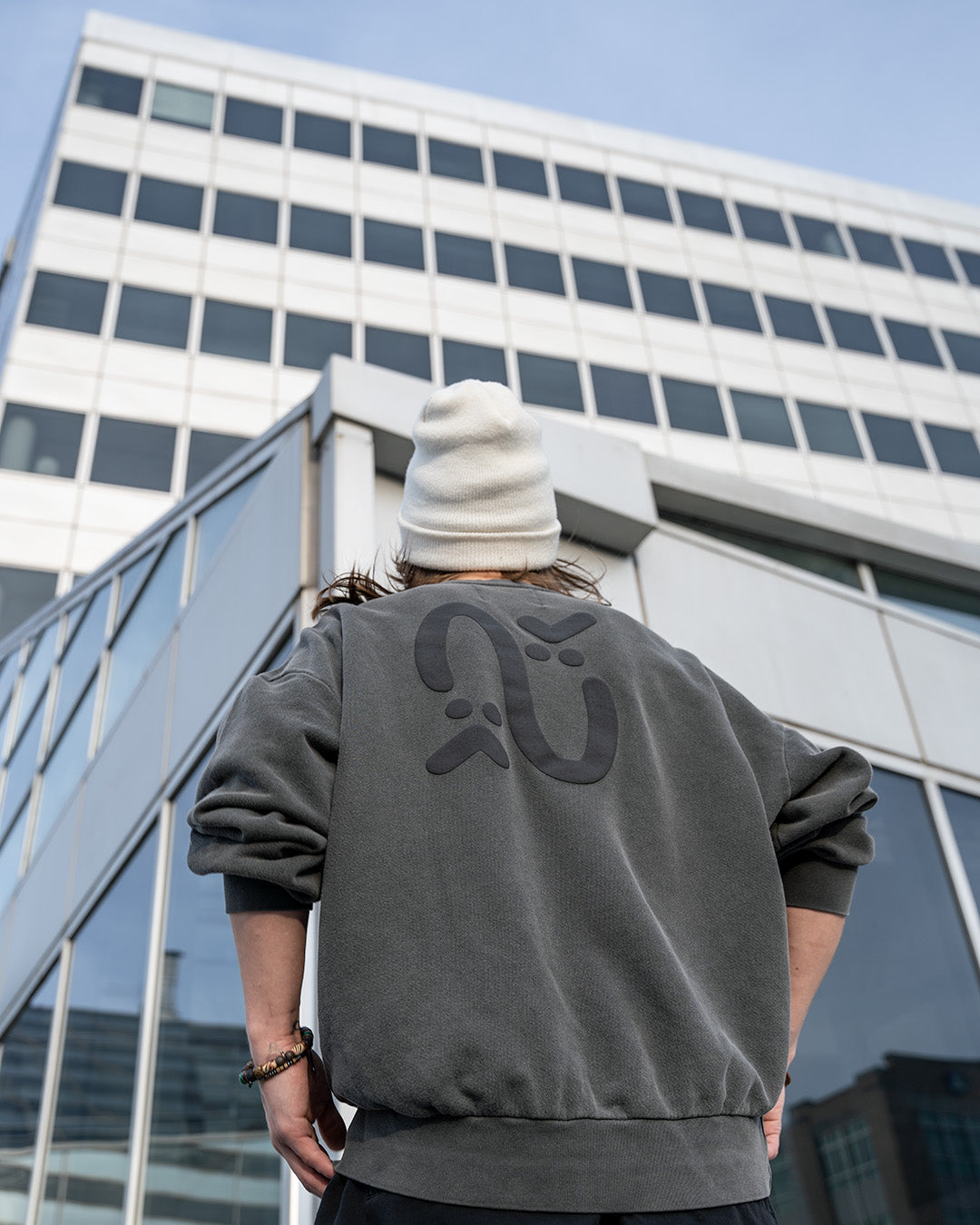 TAGGED CREWNECK SWEATER
