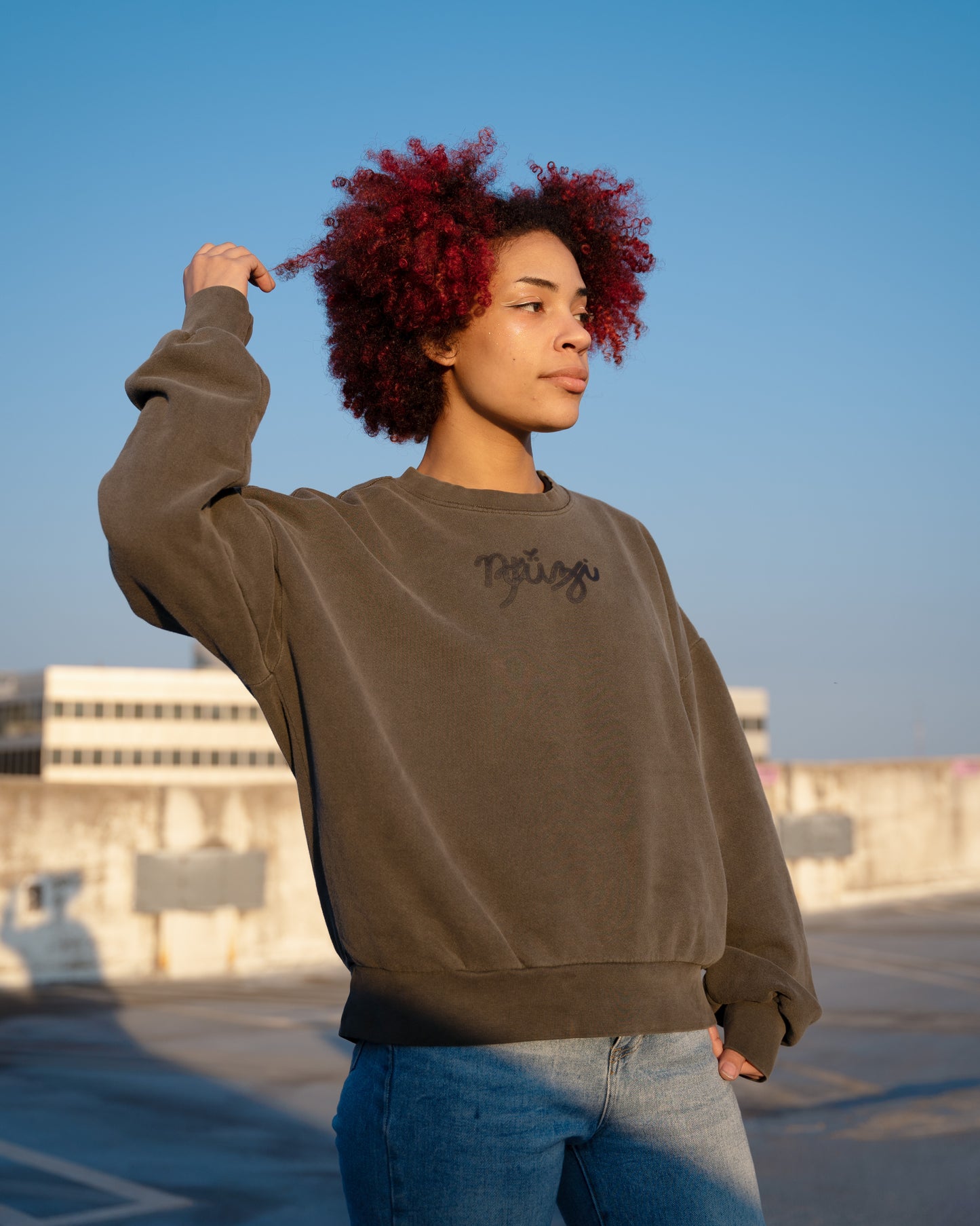 TAGGED CREWNECK SWEATER