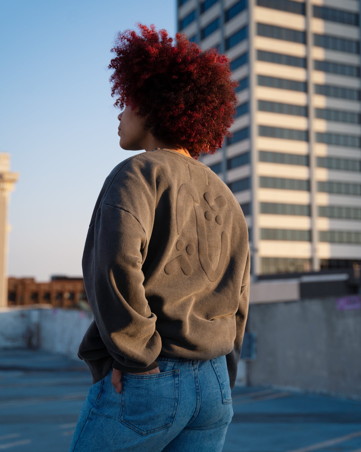 TAGGED CREWNECK SWEATER