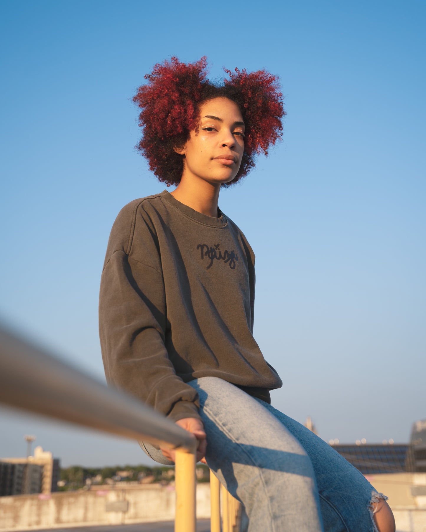 TAGGED CREWNECK SWEATER