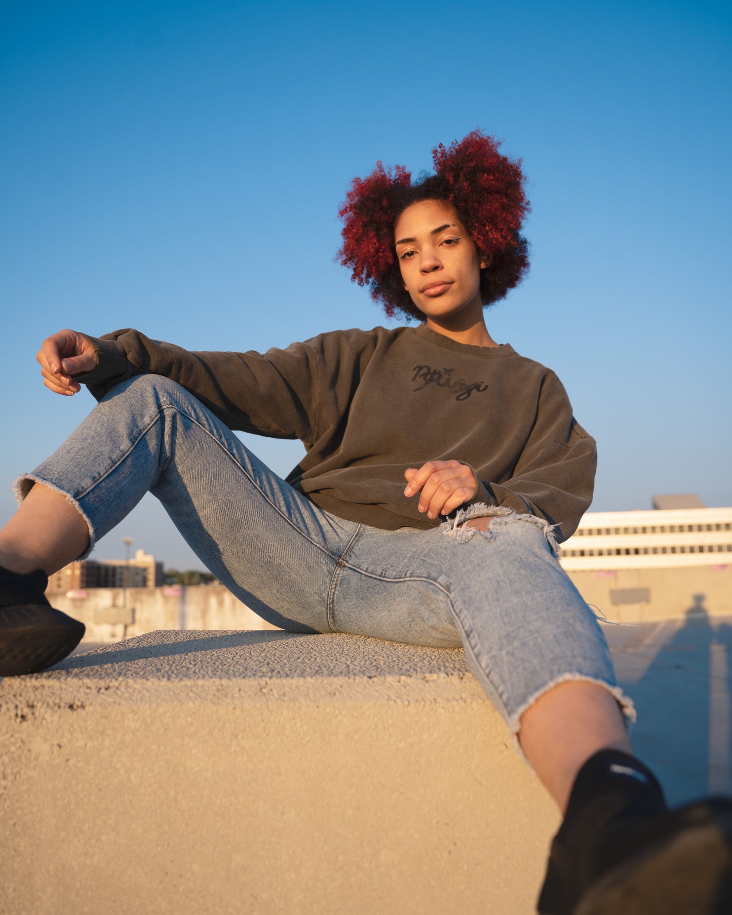 TAGGED CREWNECK SWEATER